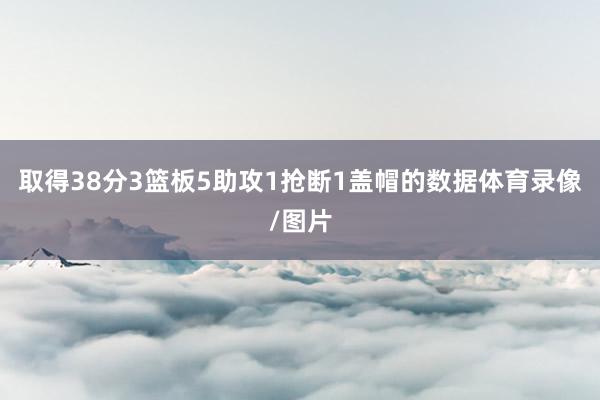 取得38分3篮板5助攻1抢断1盖帽的数据体育录像/图片