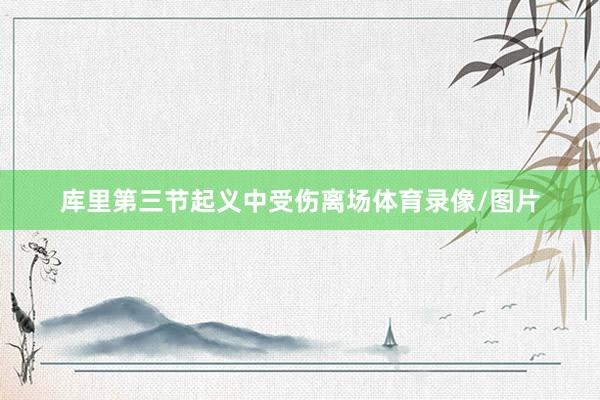 库里第三节起义中受伤离场体育录像/图片