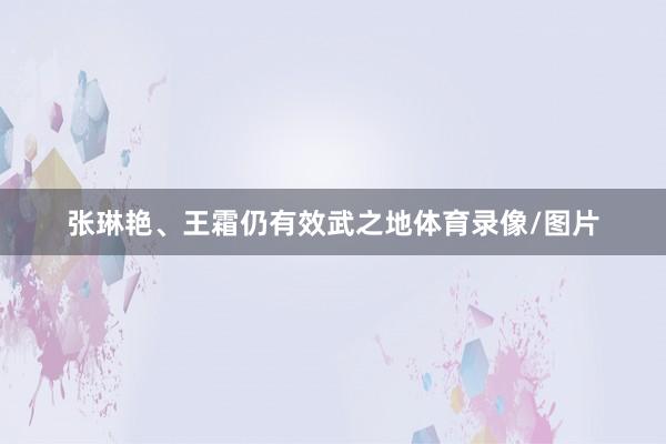 张琳艳、王霜仍有效武之地体育录像/图片