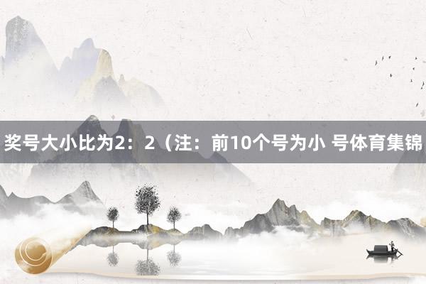 奖号大小比为2：2（注：前10个号为小 号体育集锦