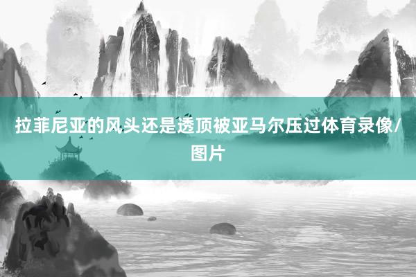拉菲尼亚的风头还是透顶被亚马尔压过体育录像/图片