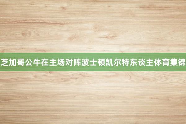 芝加哥公牛在主场对阵波士顿凯尔特东谈主体育集锦