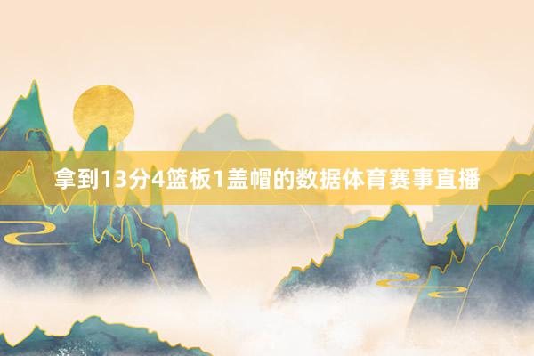 拿到13分4篮板1盖帽的数据体育赛事直播
