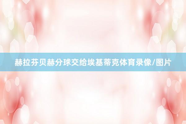 赫拉芬贝赫分球交给埃基蒂克体育录像/图片