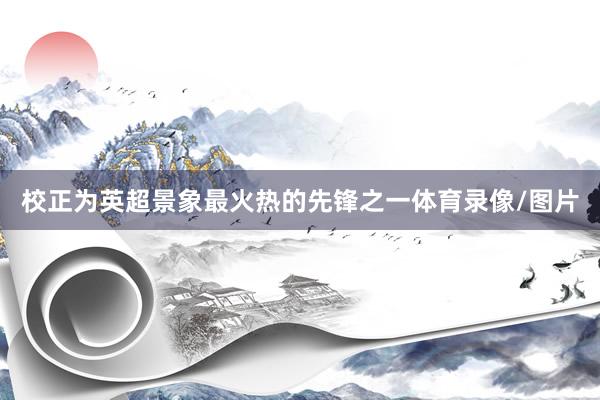 校正为英超景象最火热的先锋之一体育录像/图片