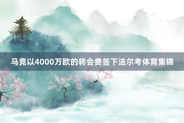 马竞以4000万欧的转会费签下法尔考体育集锦