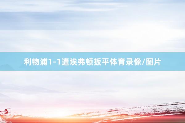利物浦1-1遭埃弗顿扳平体育录像/图片